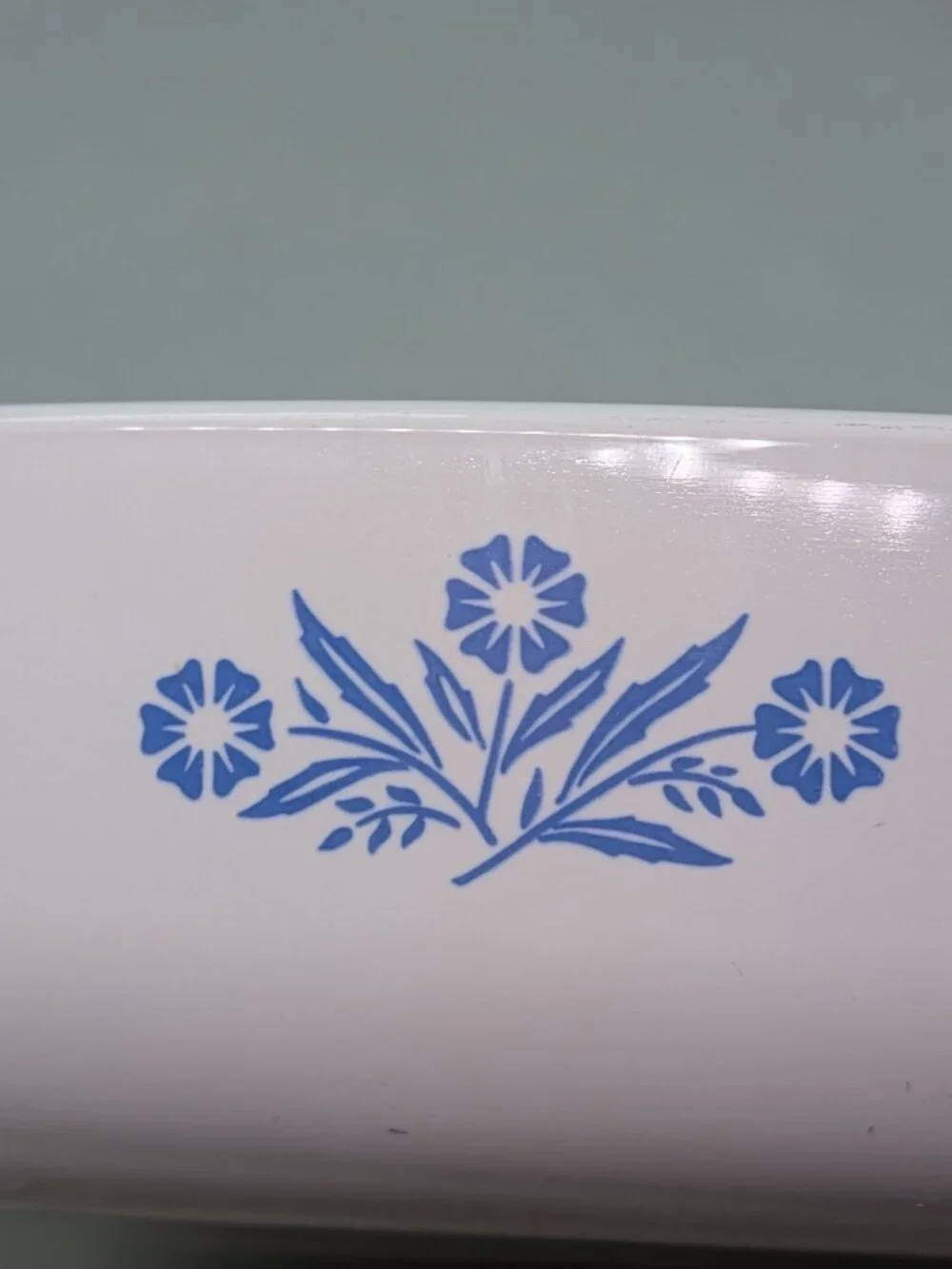Vintage Corning Ware P-9-B Blue Cornflower Casserole & Lid MCM 80s
